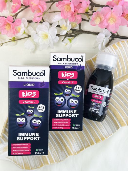 Черная бузина сироп для детей Самбукол Кидс, Sambucol, офис в ХАРЬКОВе