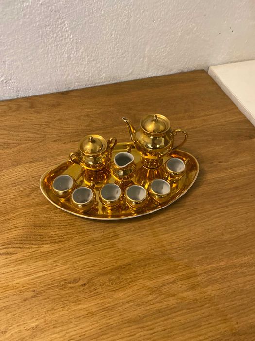 ZESTAW kawowy dla lalek ĆMIELÓW ZŁOTY