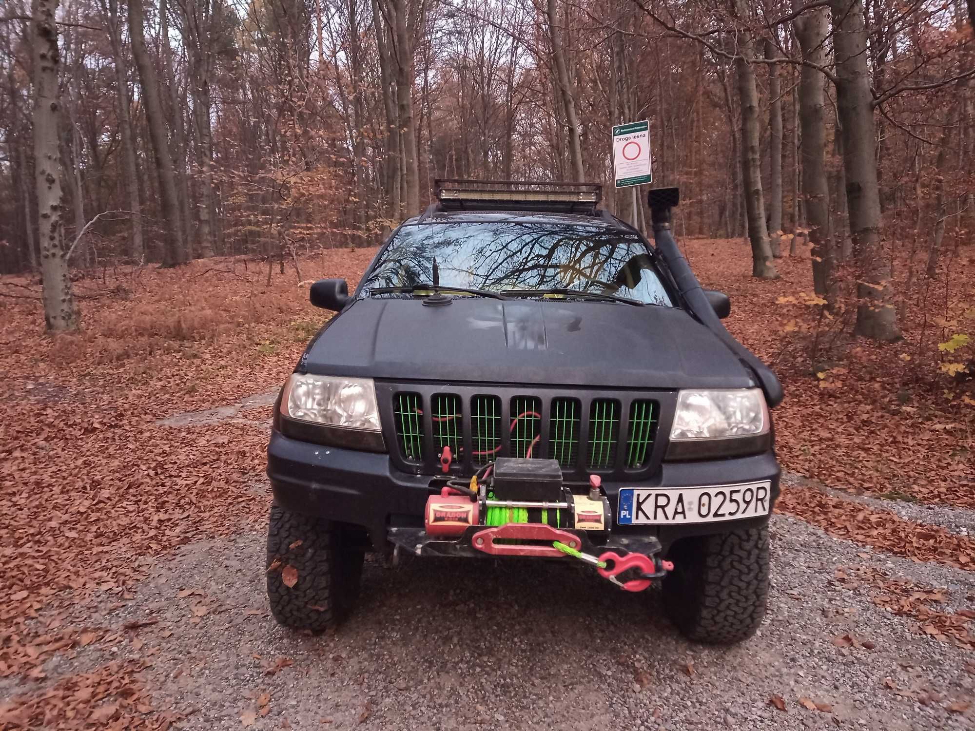 Jeep grand Cherokee wj 4.0LPG terenowy lift 4cale wciągarka ledbar AT