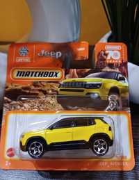 Matchbox autko Jeep Avenger żółty