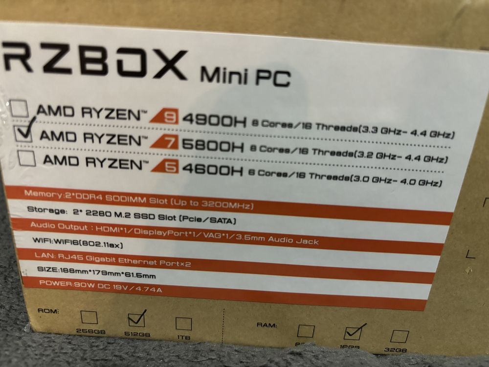 Mini Pc CHUWI RzBox.
