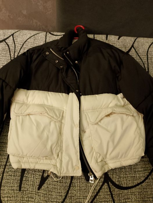 Куртка пуховик бомбер pull&bear