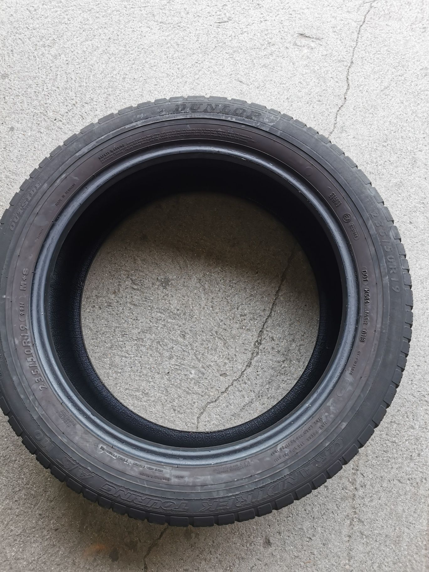 Para opon 235/50R19 Dunlop Grandtrek Touring A/S