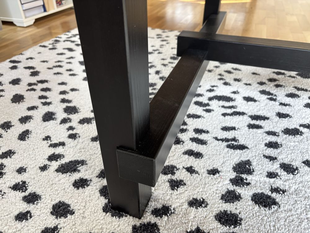 Stół rozkladany Ikea Nordviken kolor czarny, stabilny