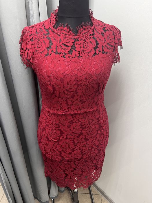 Bordowa sukienka roz.L