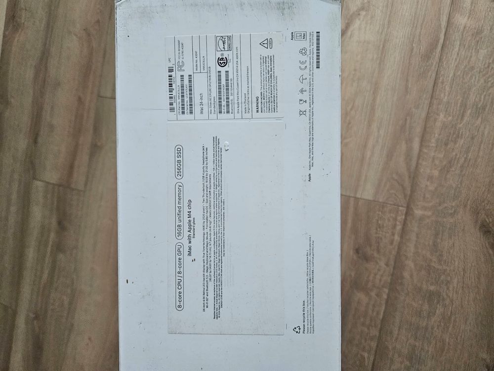 Nowy Imac 24 M4 16/256 silver
