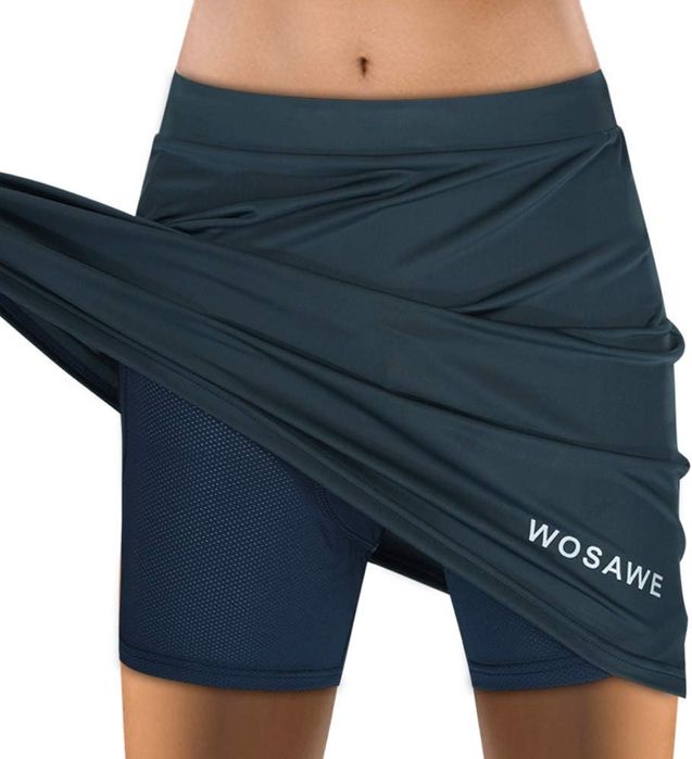Damska Wosawe Spódniczka spodenki rowerowe kolarskie XL 2w1 wkładka