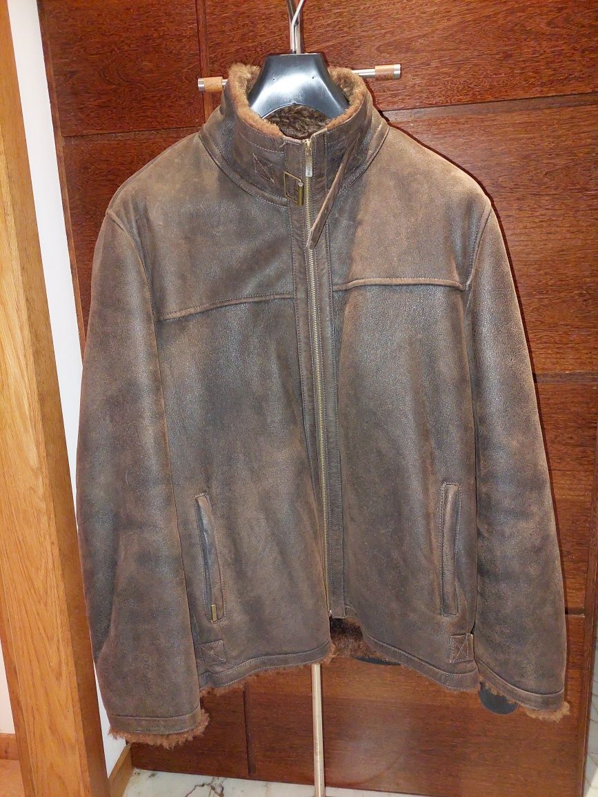 Blusão de homem de Inverno em pele marca McGregor