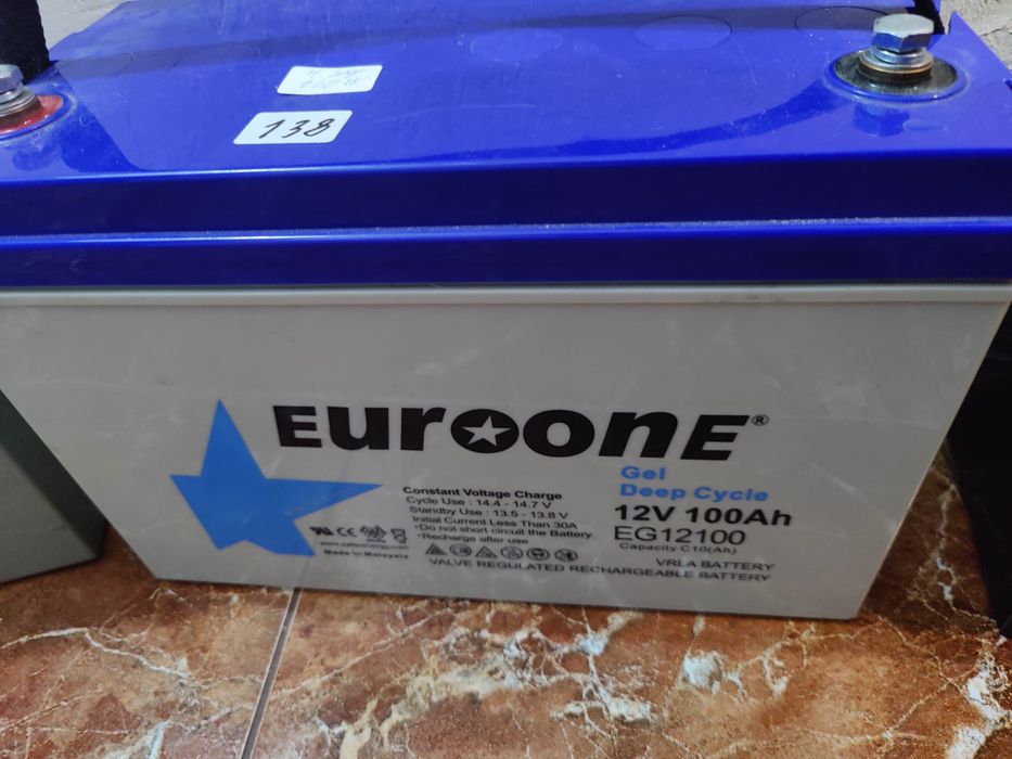 Акумулятори.Продам акумулятор для ібп та інверторів EUROONE AGM12V 100