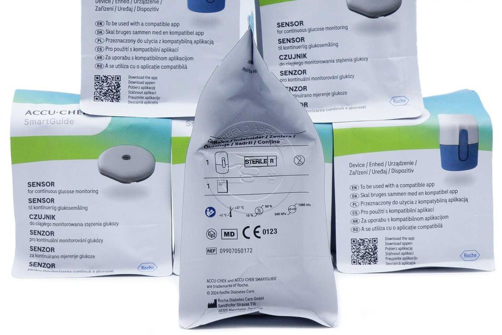 6 x Sensor – ACCU-CHEK SMARTGUIDE + Aplikator + Gazik + GRATIS