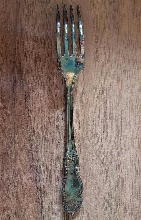 Komplet posrebrzanych widelców, 6 szt.