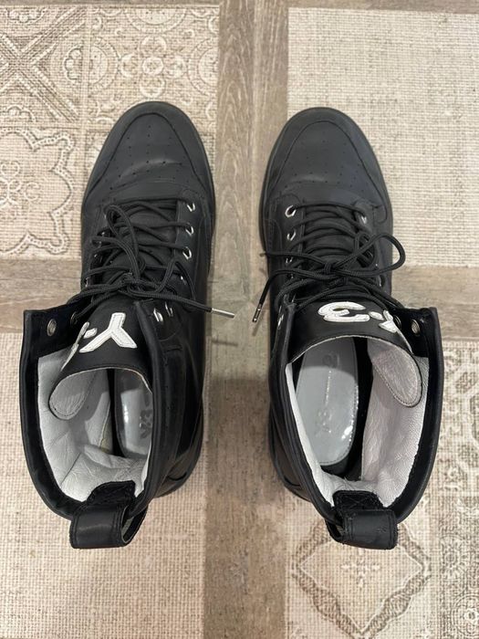 Високі кросівки ботинки Adidas Y-3 шкіряні