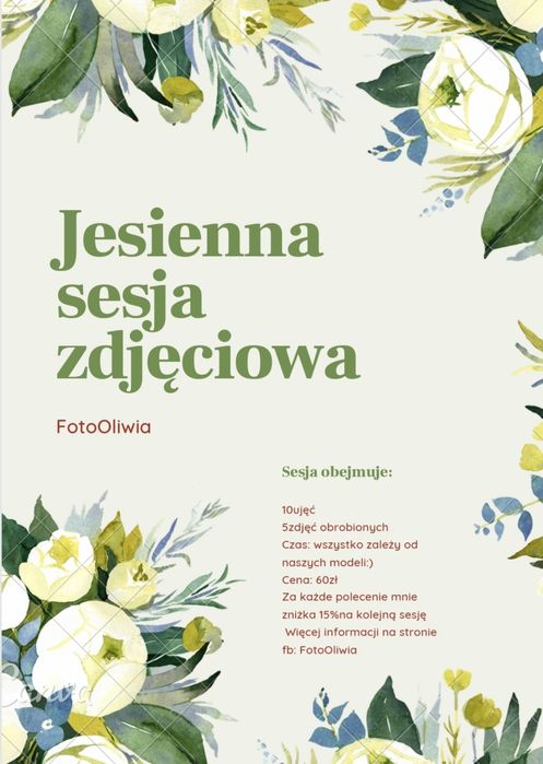 Jesienna sesja zdjęciowa