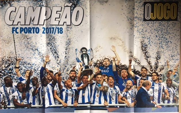 Conjunto jornais O JOGO - FC PORTO Campeão nacional 2017/2018