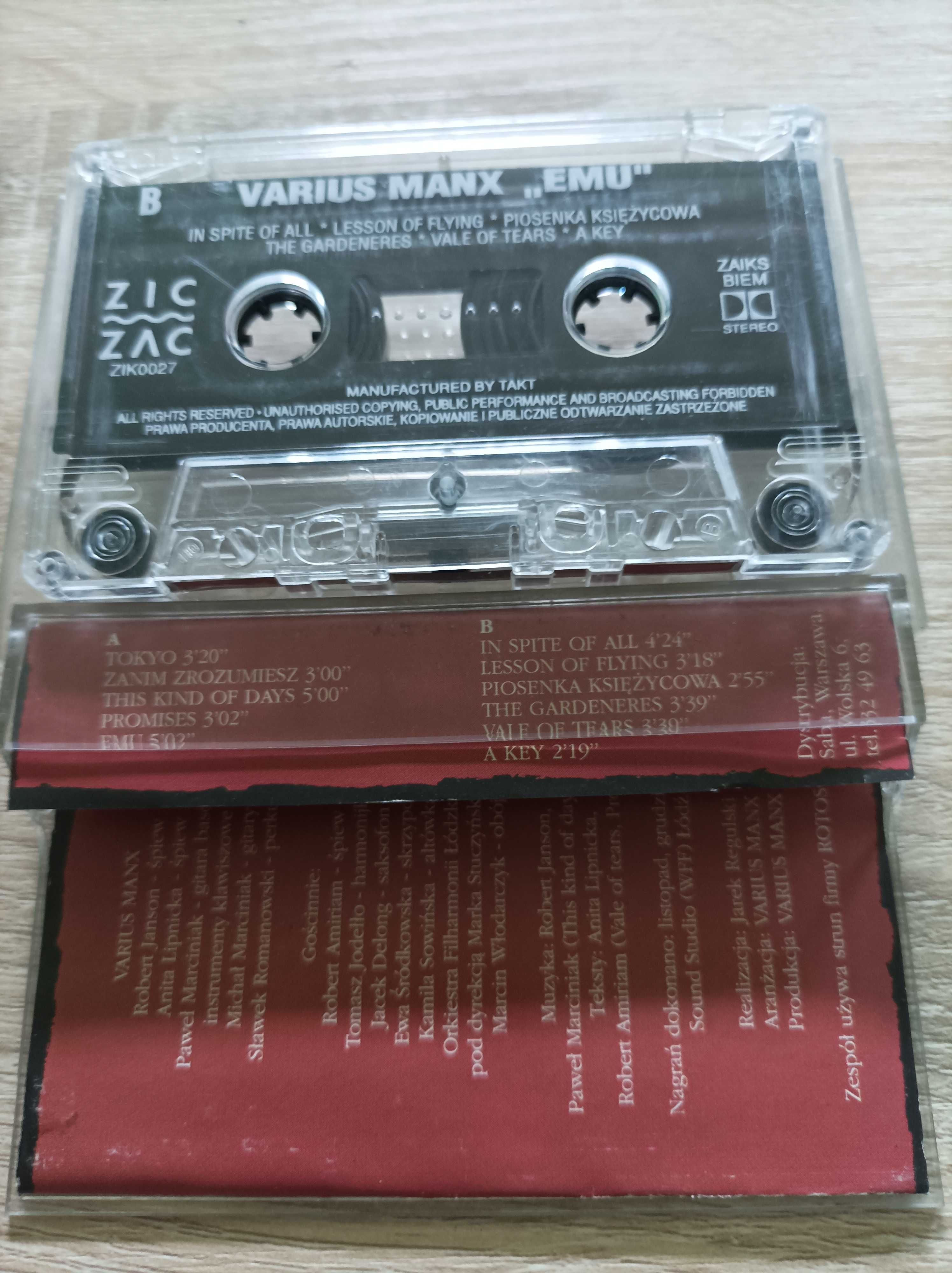 Kaseta - Varius Manx