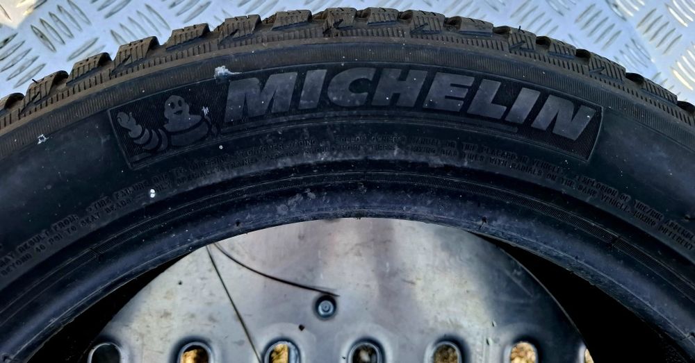 195/55R16 Michelin * Opony zimowe * 7.4mm Bieżnika * Rant * 015K