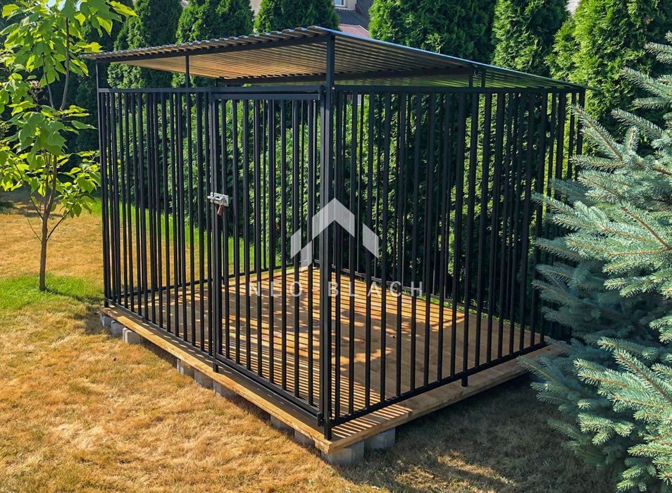 Kojec dla psów 2x2m - Drewniana podłoga NB172 OLX