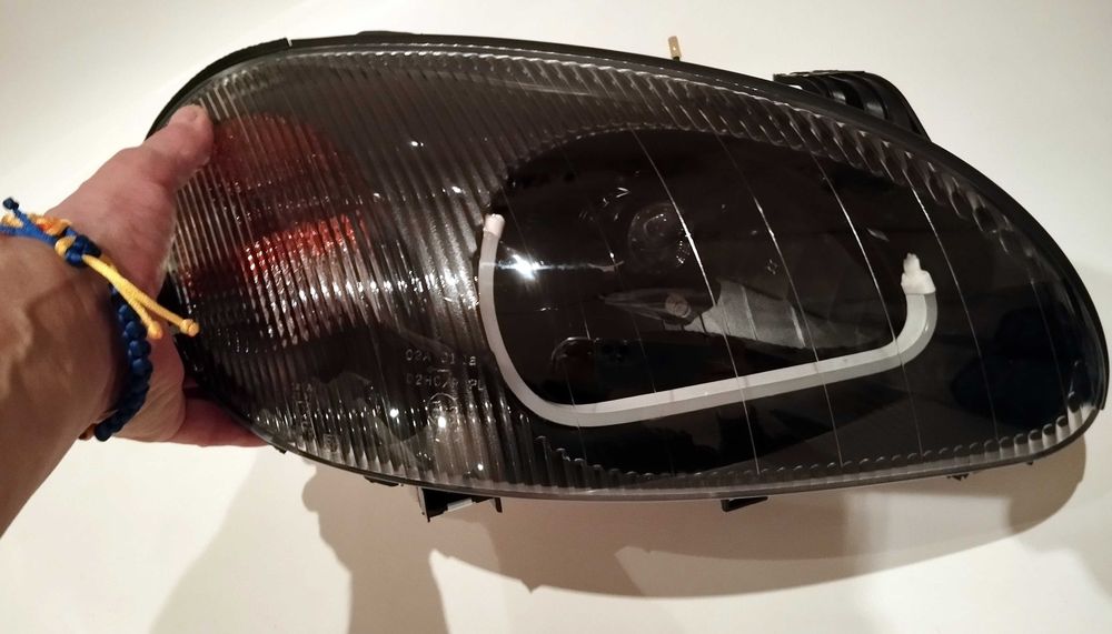 Фары ланос сенс с линзой н4 премиум