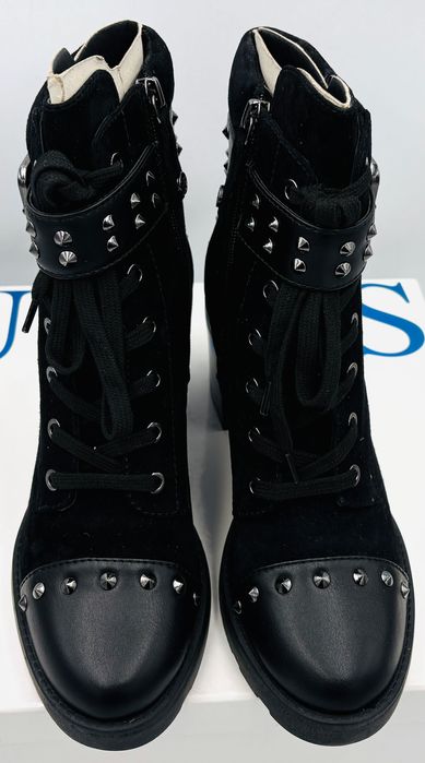 ‼️Nowe oryginalne botki sztyblety GUESS czarne 39 AZ 061 obcas 7.5 cm