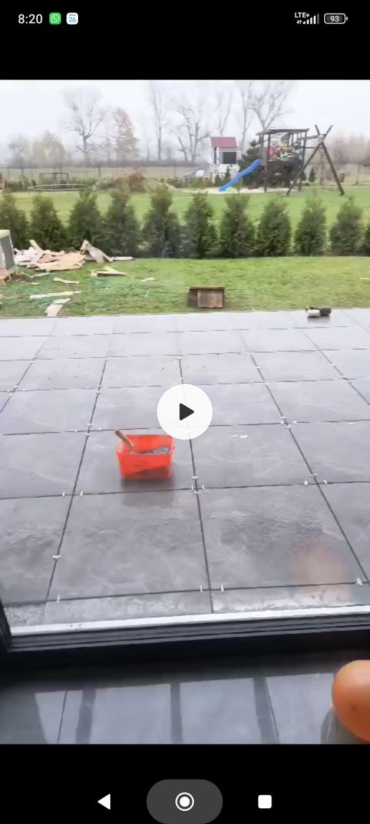Płyta tarasowa gres balkonowy marengo 2.0 grafit cersanit