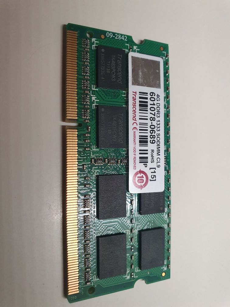 RAM Transcend 8GB 2x4GB DDR3 1333 Sodimm Cl9