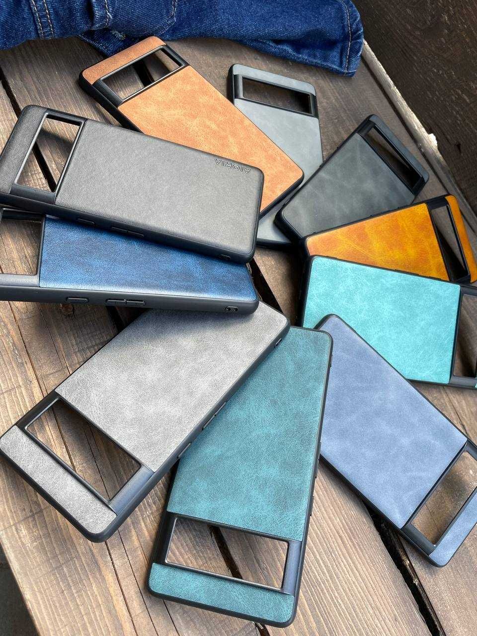Противоударный чехол все модели Google Pixel 6 Pro Leather AIORIA