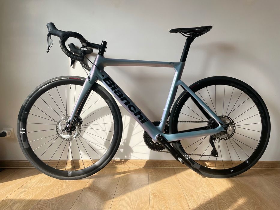 Bianchi Aria 105 2x12 Di2 rozmiar 55, SpeedPlay ok. 500 km Carbon