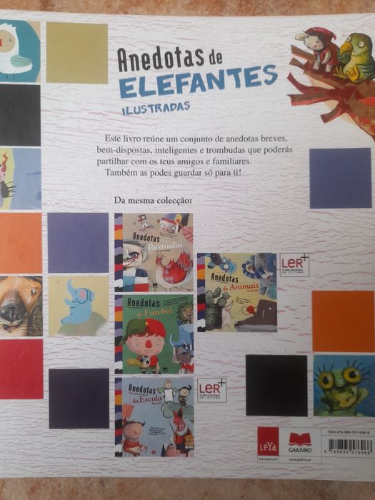 Livro " Anedotas de elefantes"