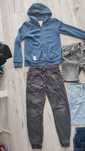 Bluza + spodnie + 3 spodenki rozmiar 140/146