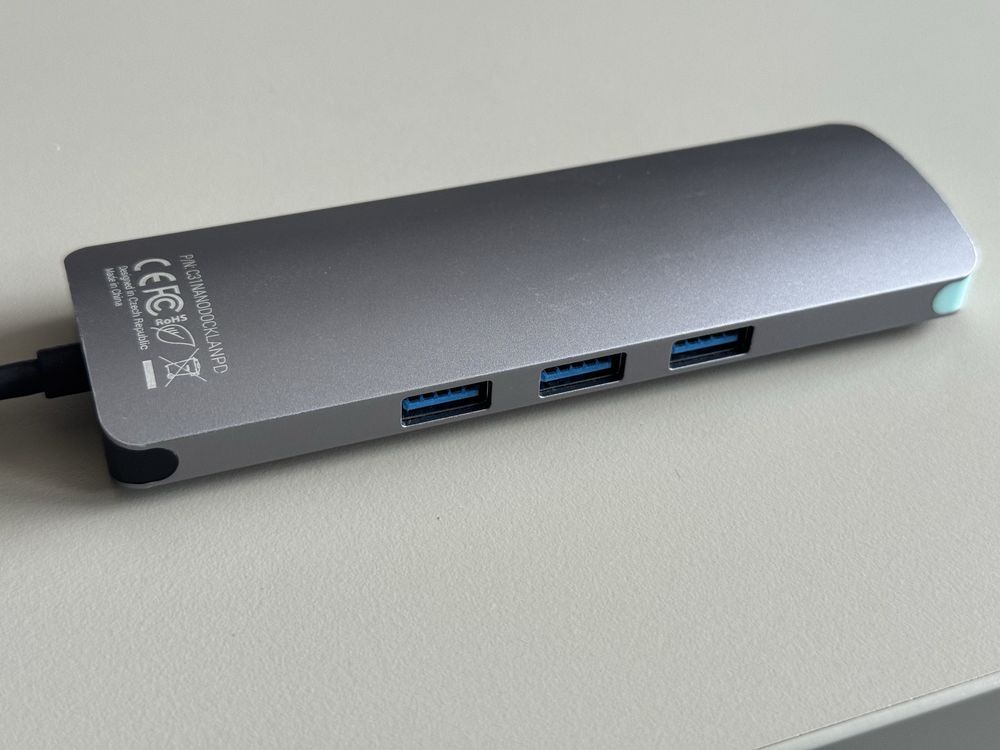 Hub Usb-c  I-TEC C31NANODOCKLANPD USB Typu C, Pasywny