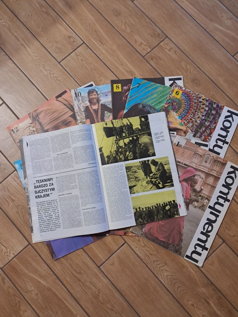 Kontynenty magazyn 1977 r. 11 numerów