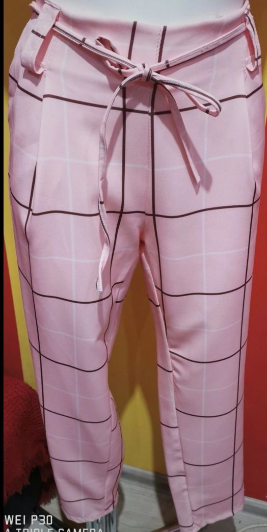 Spodnie krata eleganckie
