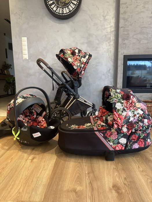 Cybex PRIAM 4.0 SPRING BLOSSOM Wózek 3w1