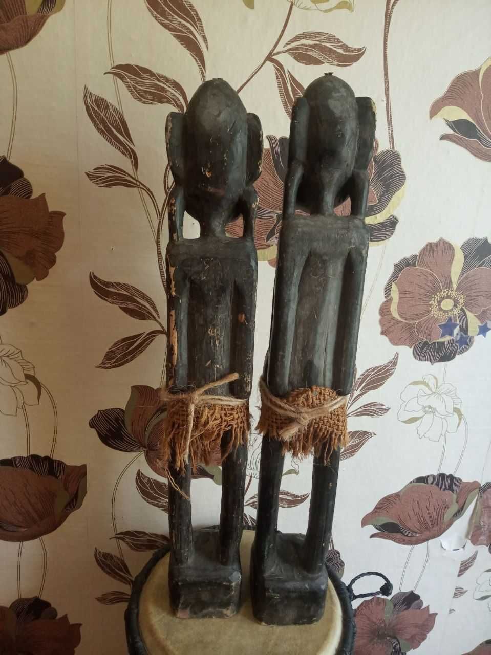 Статуэтка деревянная Аборигены, Папуасы, Туземцы. п-во Индонезия