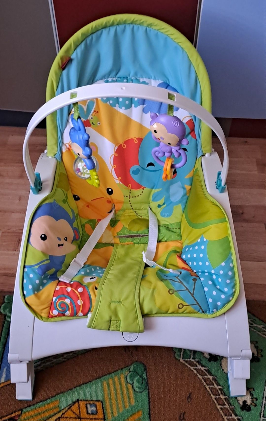 Bujaczek leżaczek Fisher Price 0-18 kg