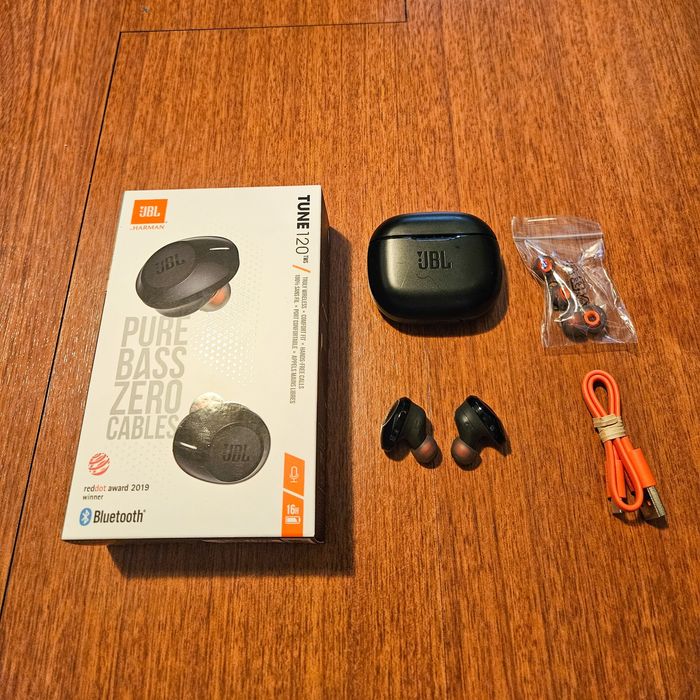 JBL Tune 120 TWS - Excelente estado, com caixa e acessórios