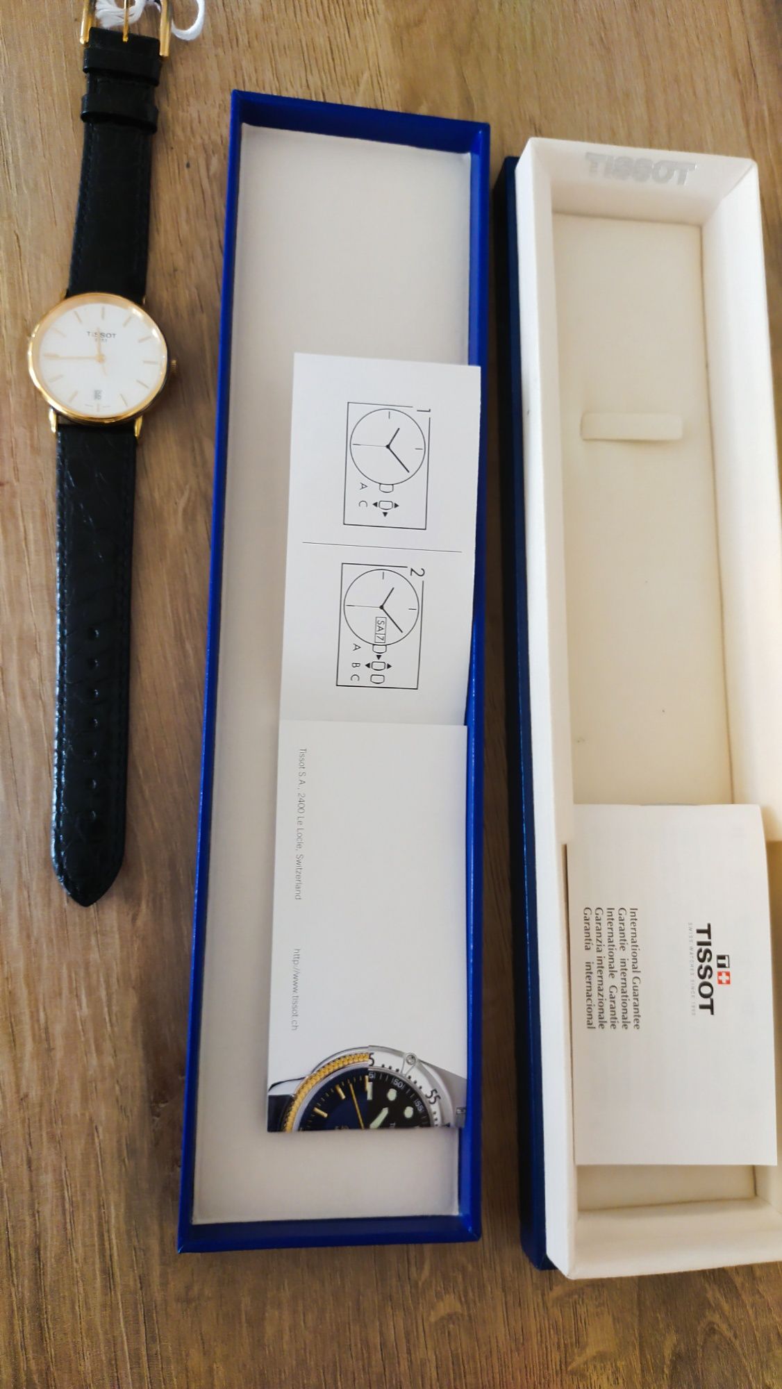 Zegarek męskii Tissot, w oryginalnym, firmowym etui,  Bielany
