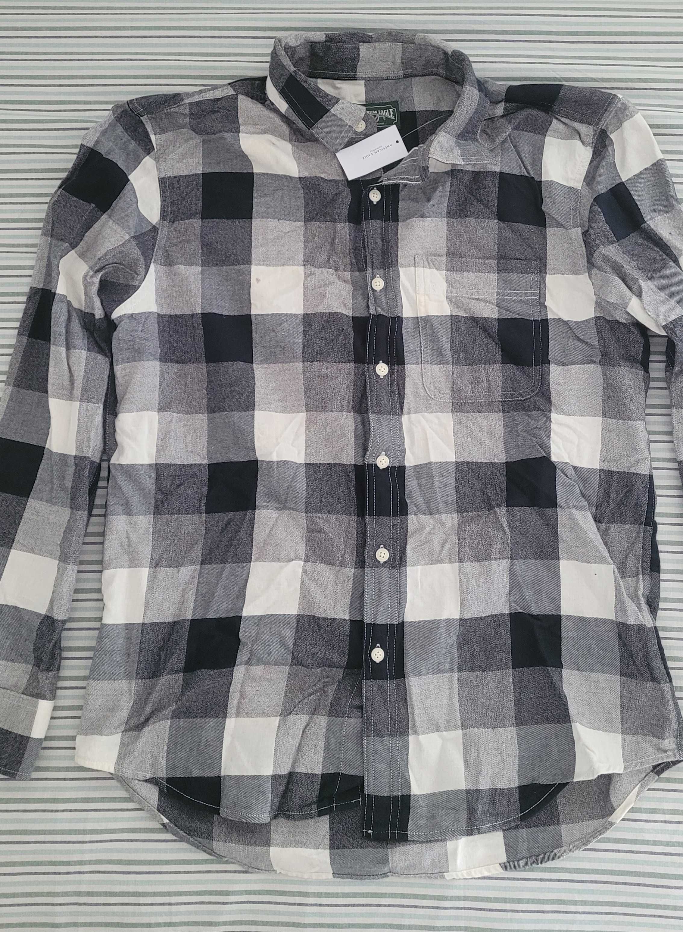 Camisa xadrez American Eagle