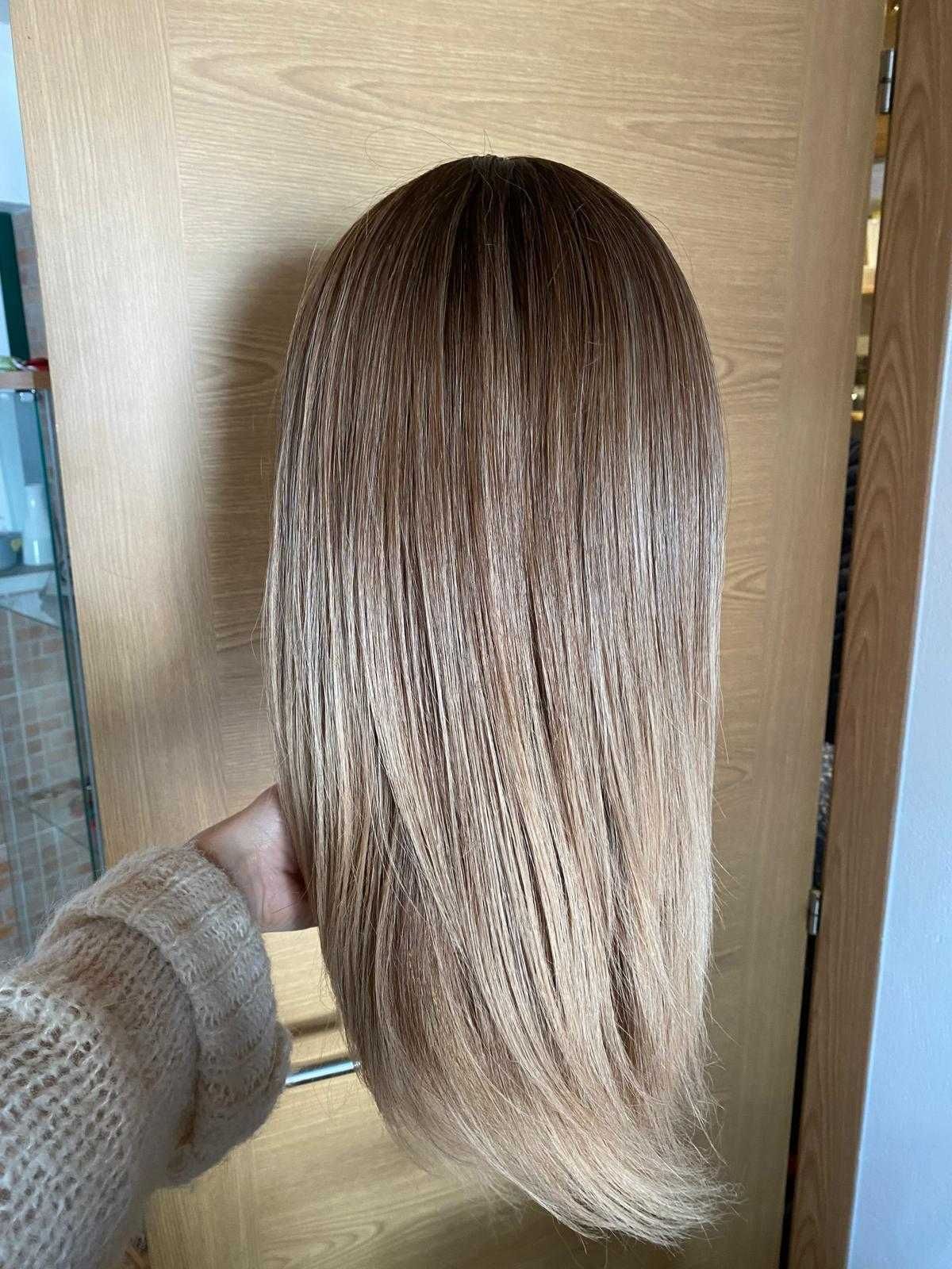 Peruca estilo natural