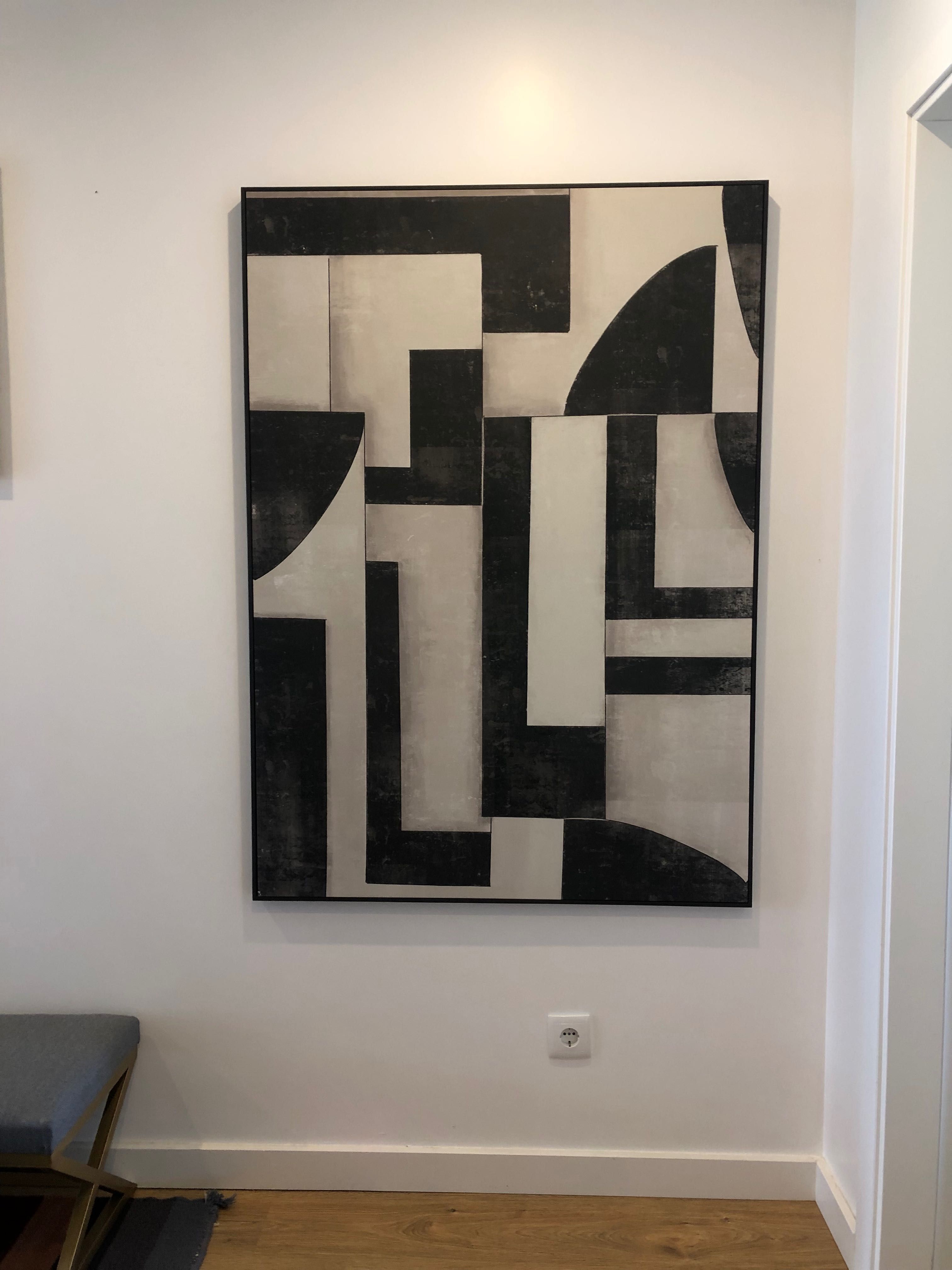 Quadro impressão em Tela com moldura de madeira - Area Store