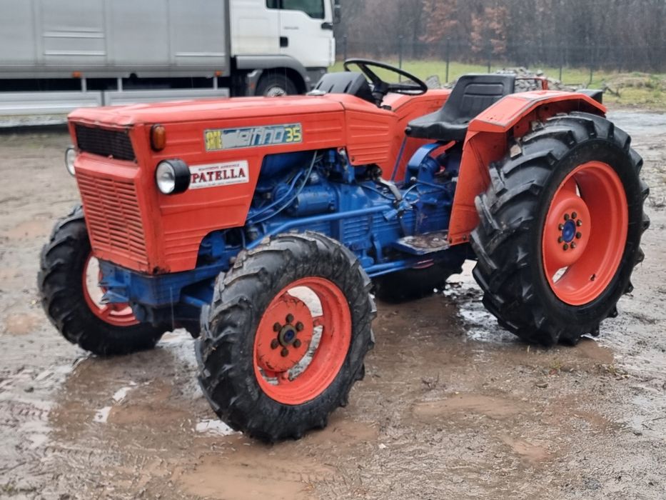 Ciągnik Same Delfino. Napęd 4x4, 2 cylindrowy 35KM
