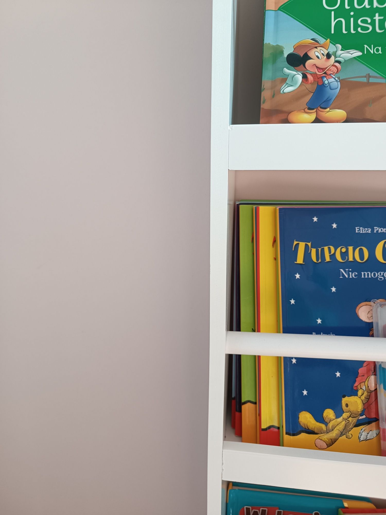 Szafka biblioteczka półka regał na książki dziecięca dla dzieci biała