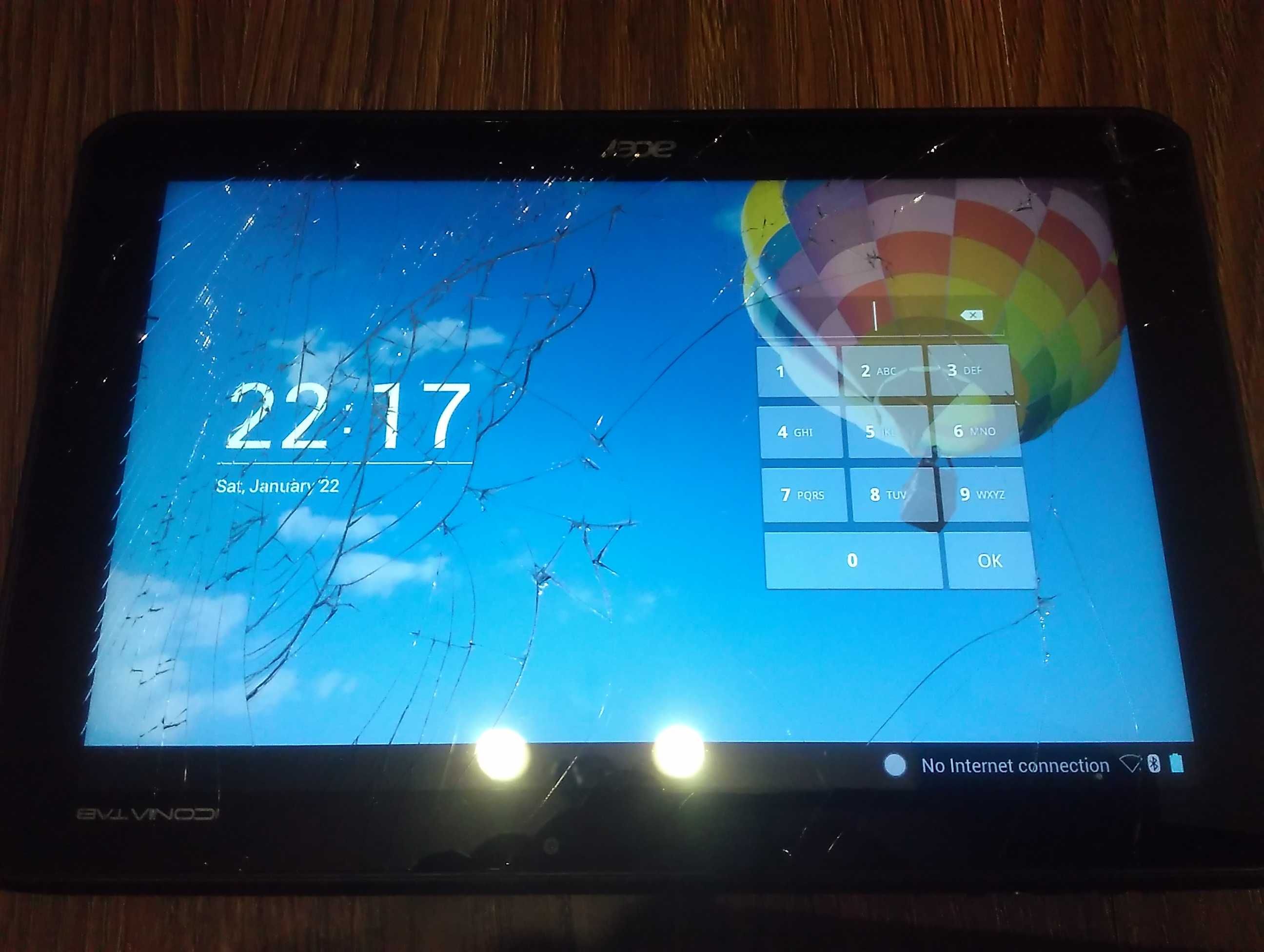 Tablet ACER Iconia Tab A510 - nie działa dotyk wyświetlacza