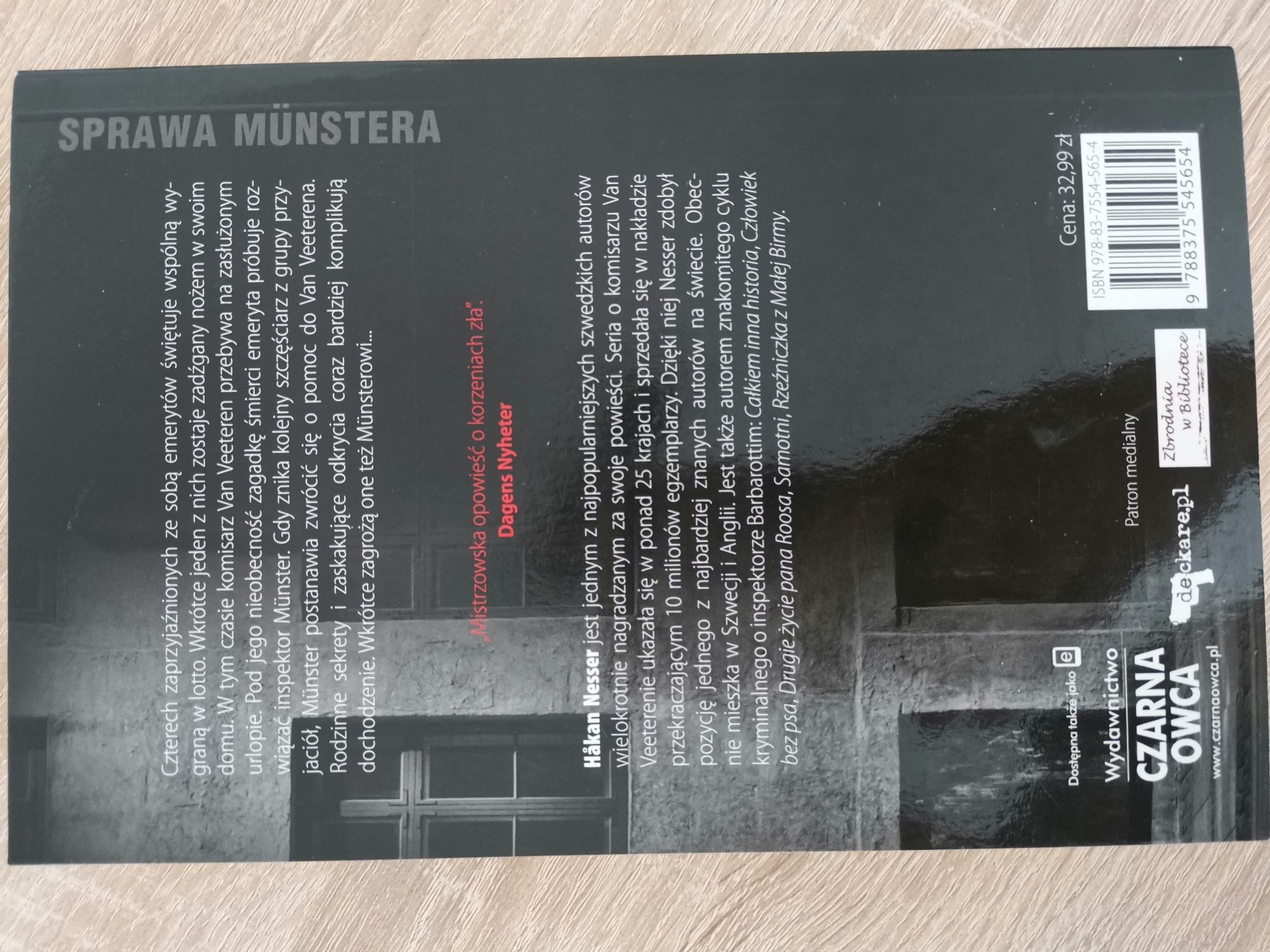 Hakan Nesser - "Sprawa Munstera"