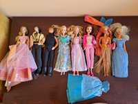Zestaw 6 lalek Barbie i 2 Kenów