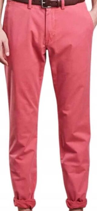Spodnie Polo Ralph Lauren Chinosy - czerwone