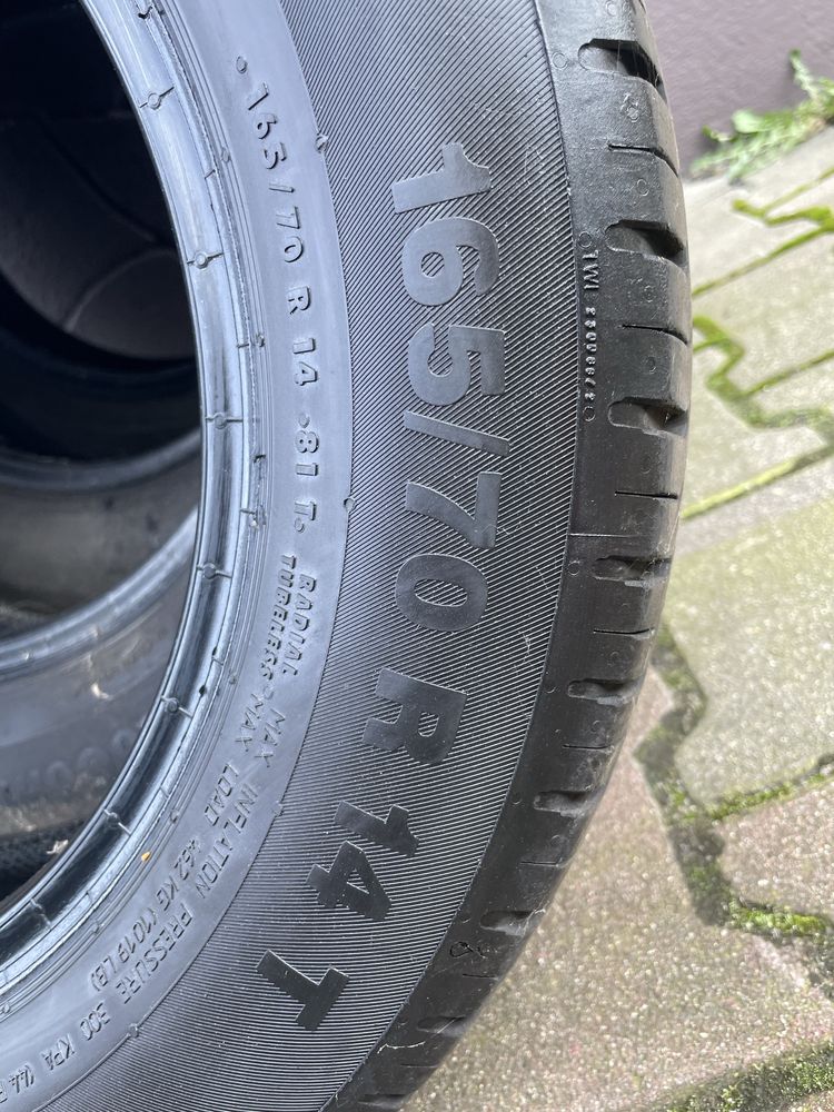 Opony letnie CONTINENTAL  165/70R14