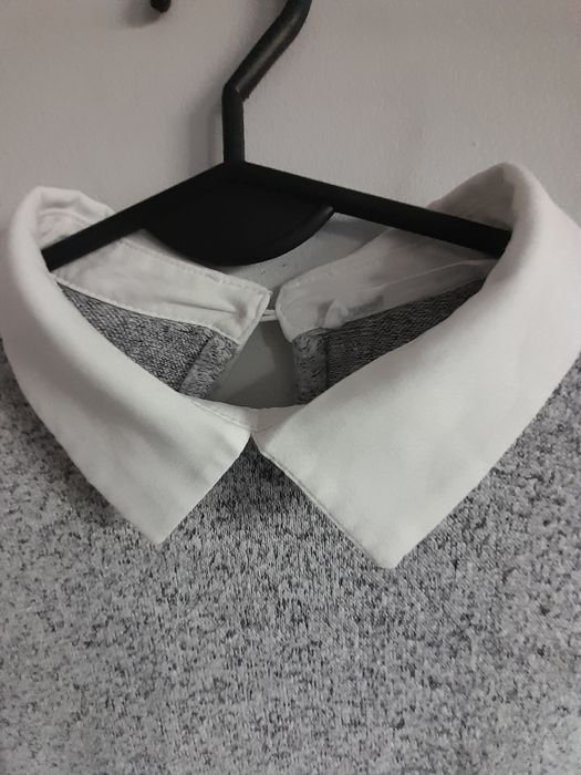 Sukienka sweterek z kołnierzykiem XS