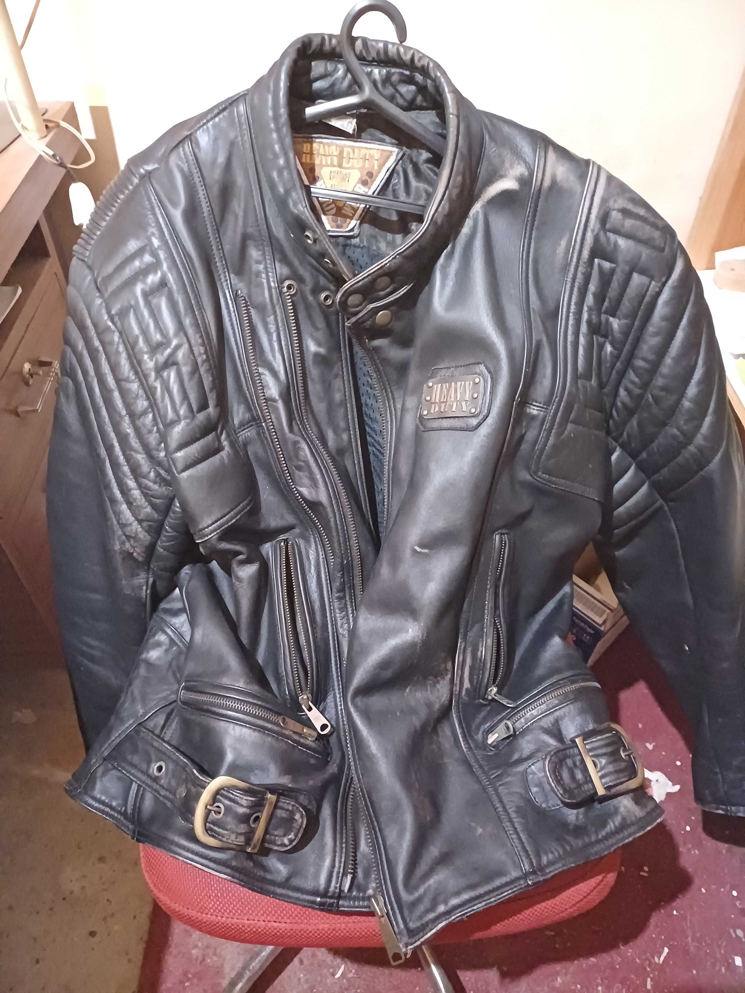 Fato de cabedal para moto