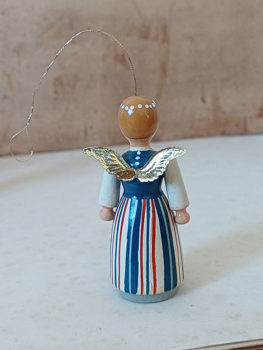 Aniołek na choinkę anioł drewniany zawieszka z drewna Boże Narodzenie